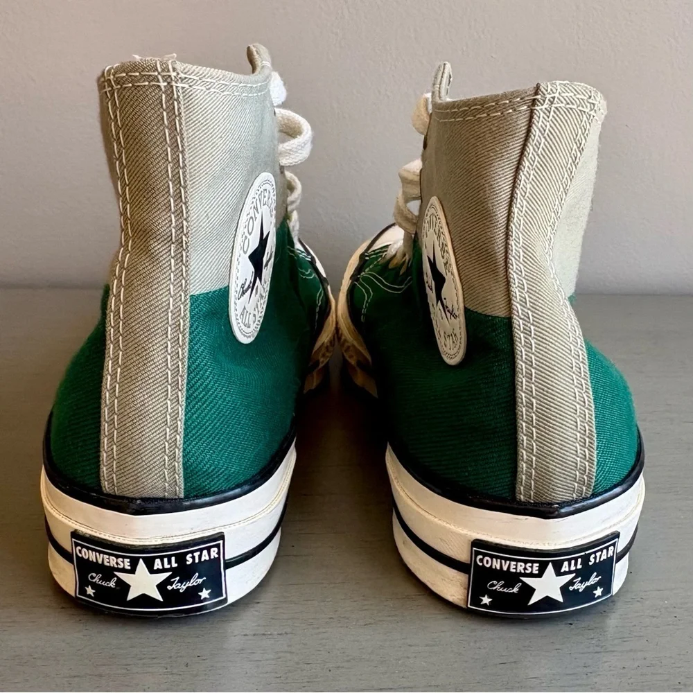 Converse Chuck Taylor 70 High Top Color Block Green Sneakers Women 7.5 A02553C - Picture 9 of 15